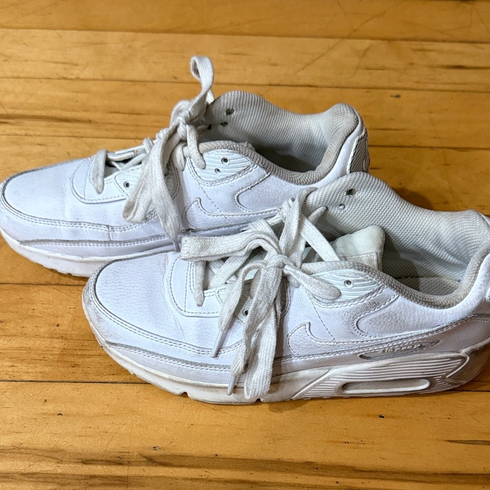 Kids Nike Air Max White Sneakers